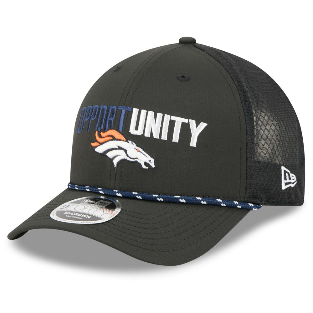 Denver Broncos New Era 2025 Inspire Change 9FORTY M-Crown Adjustable Hat Black - NFL