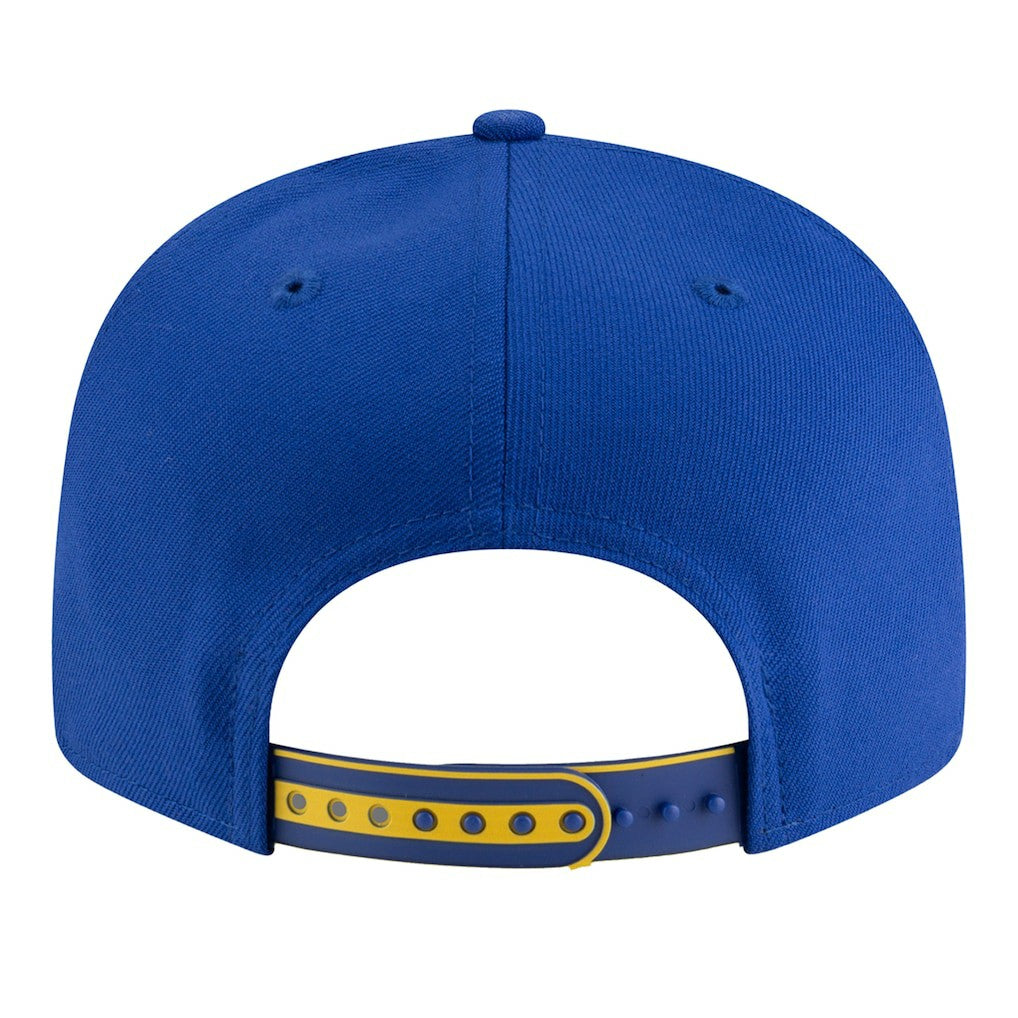 New Era - Golden State Warriors Youth 2025 NBA Tip Off Split Panel 9FIFTY Snapback Hat - White/Royal