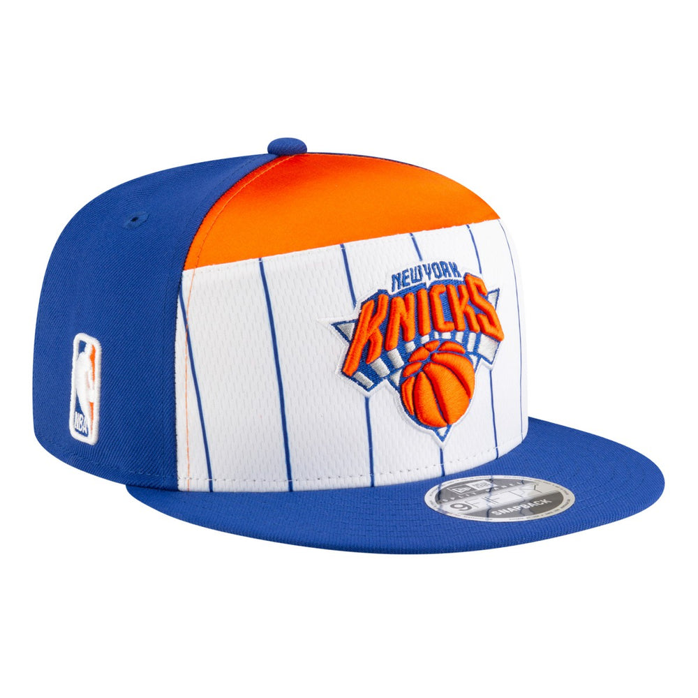 New Era - New York Knicks Youth 2025 NBA Tip Off Split Panel 9FIFTY Snapback Hat - White/Blue