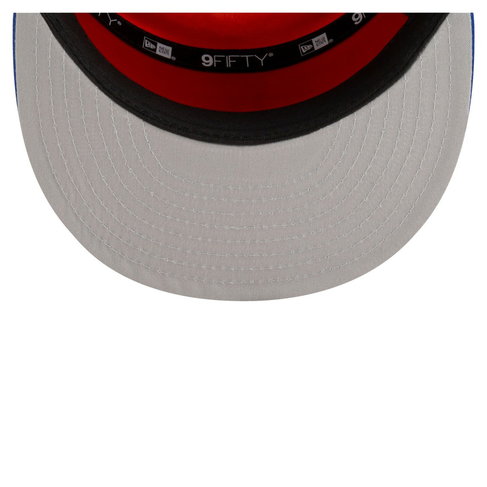 New Era - New York Knicks Youth 2025 NBA Tip Off Split Panel 9FIFTY Snapback Hat - White/Blue