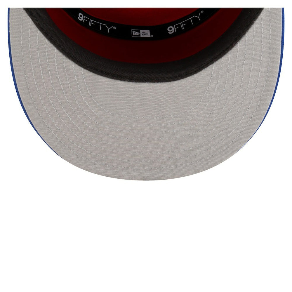 New Era - Philadelphia 76ers Youth 2025 NBA Tip Off Split Panel 9FIFTY Snapback Hat - White/Blue