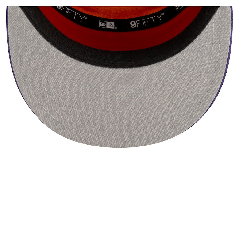 New Era - Phoenix Suns Youth 2025 NBA Tip Off Split Panel 9FIFTY Snapback Hat - White/Purple