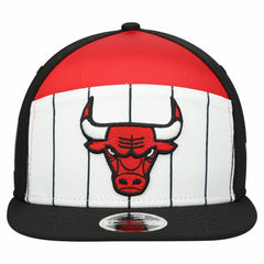 New Era - Chicago Bulls Youth 2025 NBA Tip Off Split Panel 9FIFTY Snapback Hat - White/Black