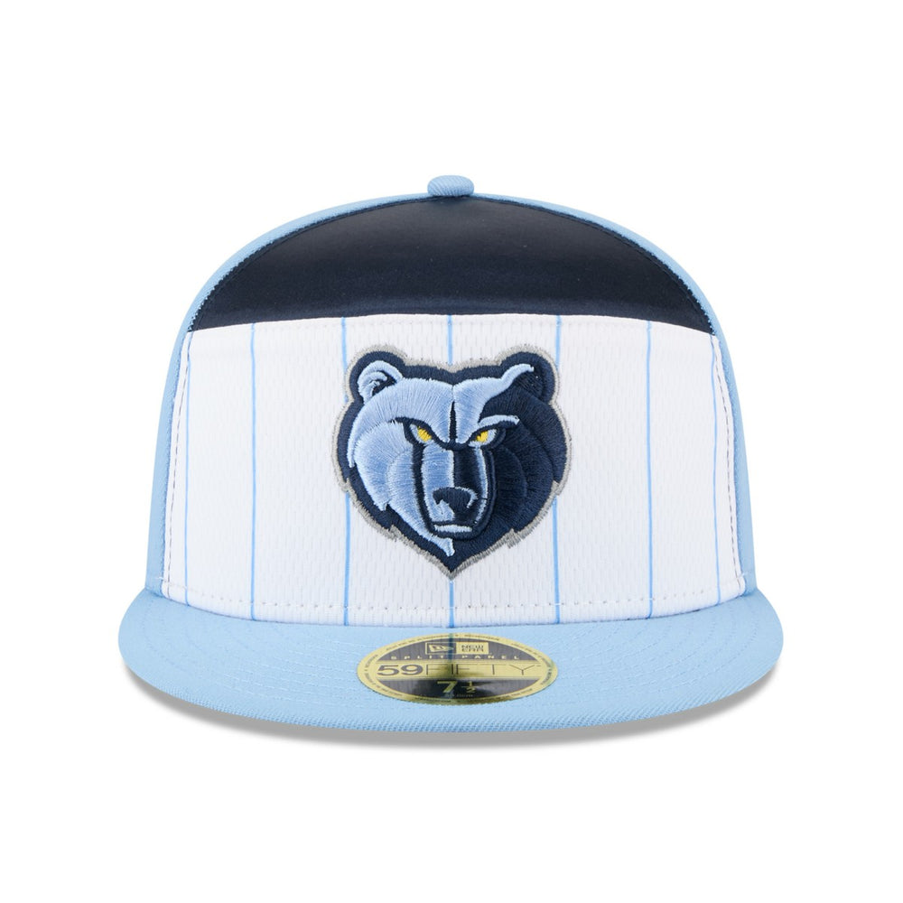 New Era - Memphis Grizzlies 2025 NBA Tip Off Split Panel 59FIFTY Fitted Hat - White/Light Blue