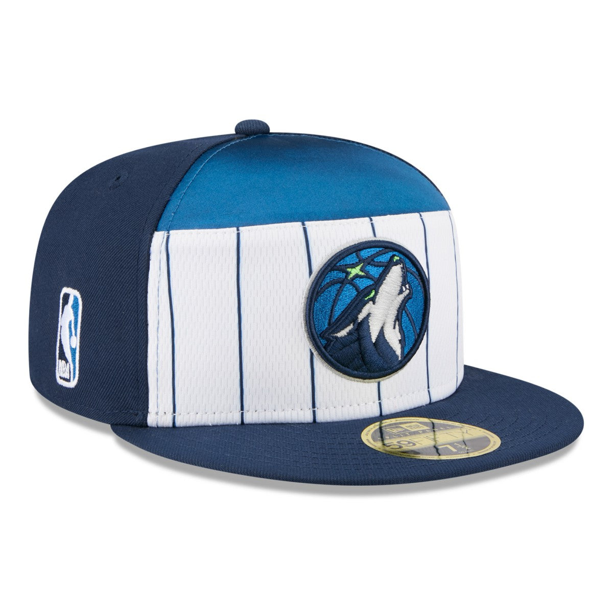 New Era - Minnesota Timberwolves 2025 NBA Tip Off Split Panel 59FIFTY Fitted Hat - White/Navy