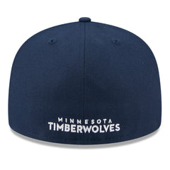 New Era - Minnesota Timberwolves 2025 NBA Tip Off Split Panel 59FIFTY Fitted Hat - White/Navy