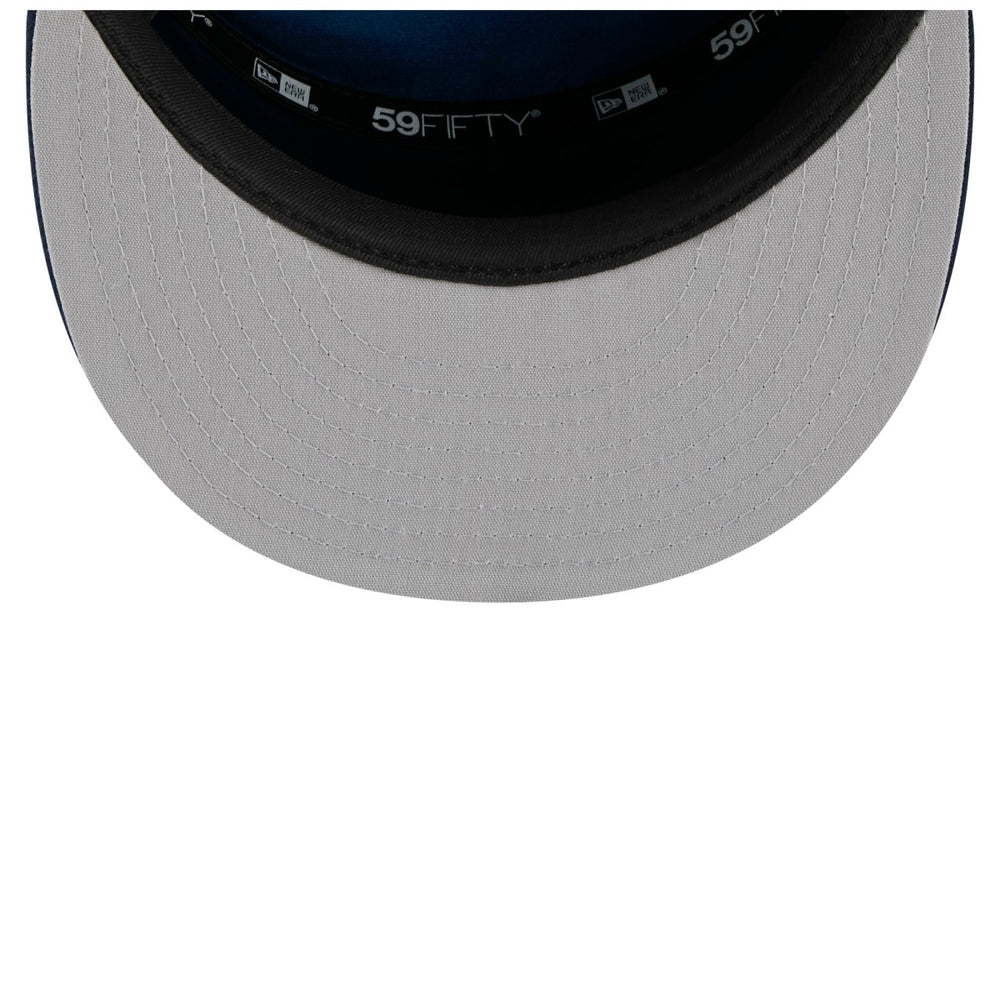 New Era - Minnesota Timberwolves 2025 NBA Tip Off Split Panel 59FIFTY Fitted Hat - White/Navy