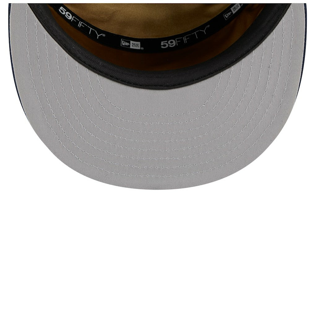 New Era - New Orleans Pelicans 2025 NBA Tip Off Split Panel 59FIFTY Fitted Hat - White/Navy