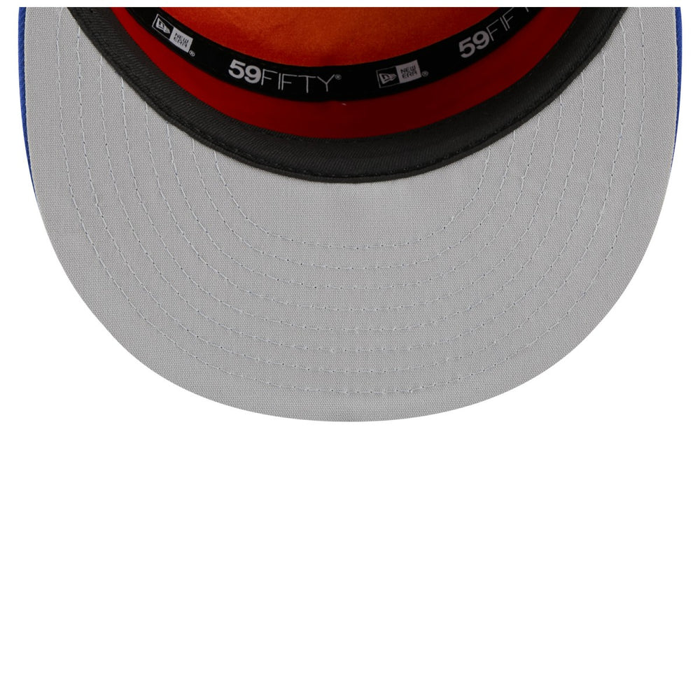 New Era - New York Knicks 2025 NBA Tip Off Split Panel 59FIFTY Fitted Hat - White/Blue