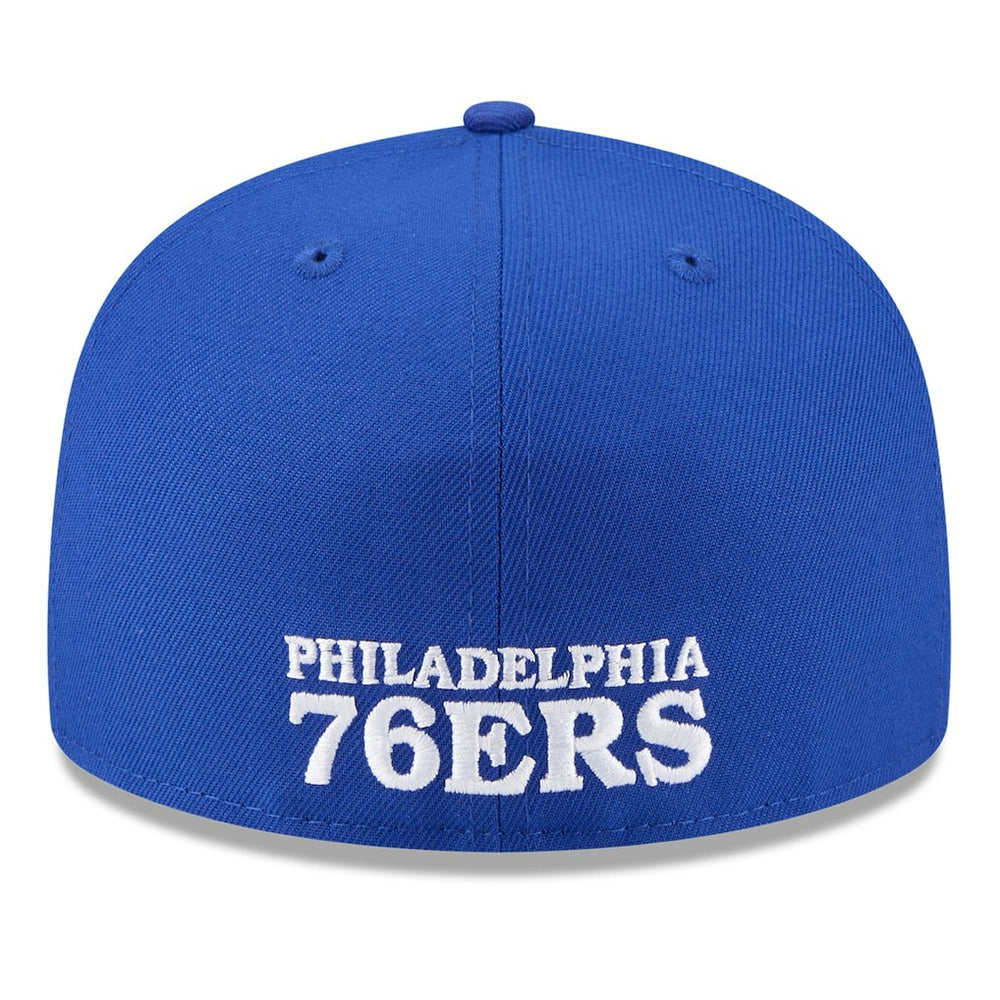 New Era - Philadelphia 76ers 2025 NBA Tip Off Split Panel 59FIFTY Fitted Hat - White/Royal