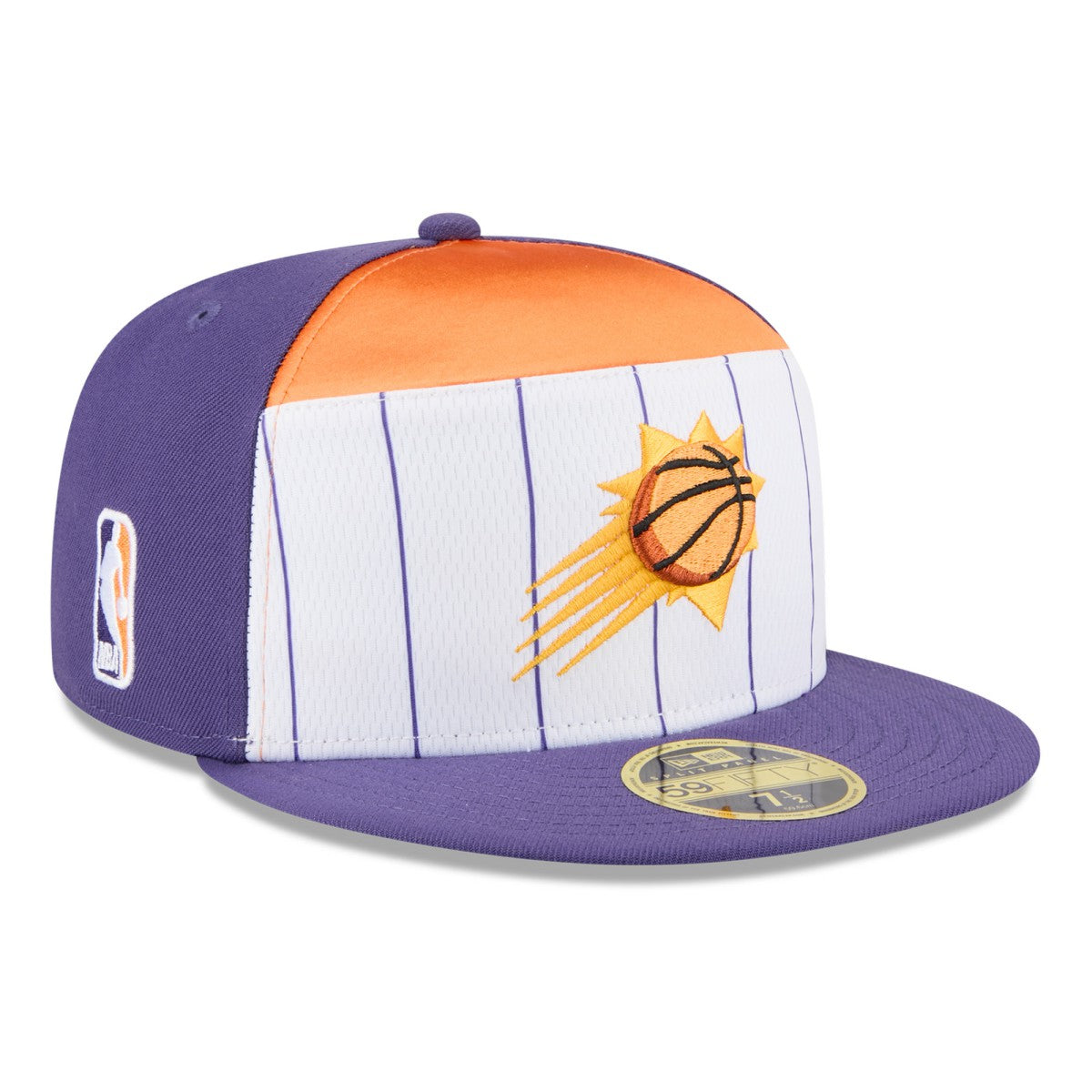 New Era - Phoenix Suns 2025 NBA Tip Off Split Panel 59FIFTY Fitted Hat - White/Purple