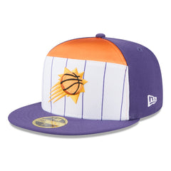 New Era - Phoenix Suns 2025 NBA Tip Off Split Panel 59FIFTY Fitted Hat - White/Purple