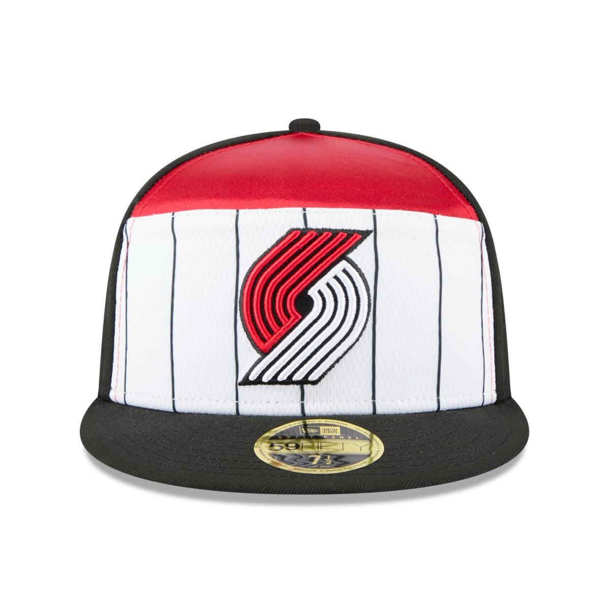 New Era - Portland Trail Blazers 2025 NBA Tip Off Split Panel 59FIFTY Fitted Hat - White/Black