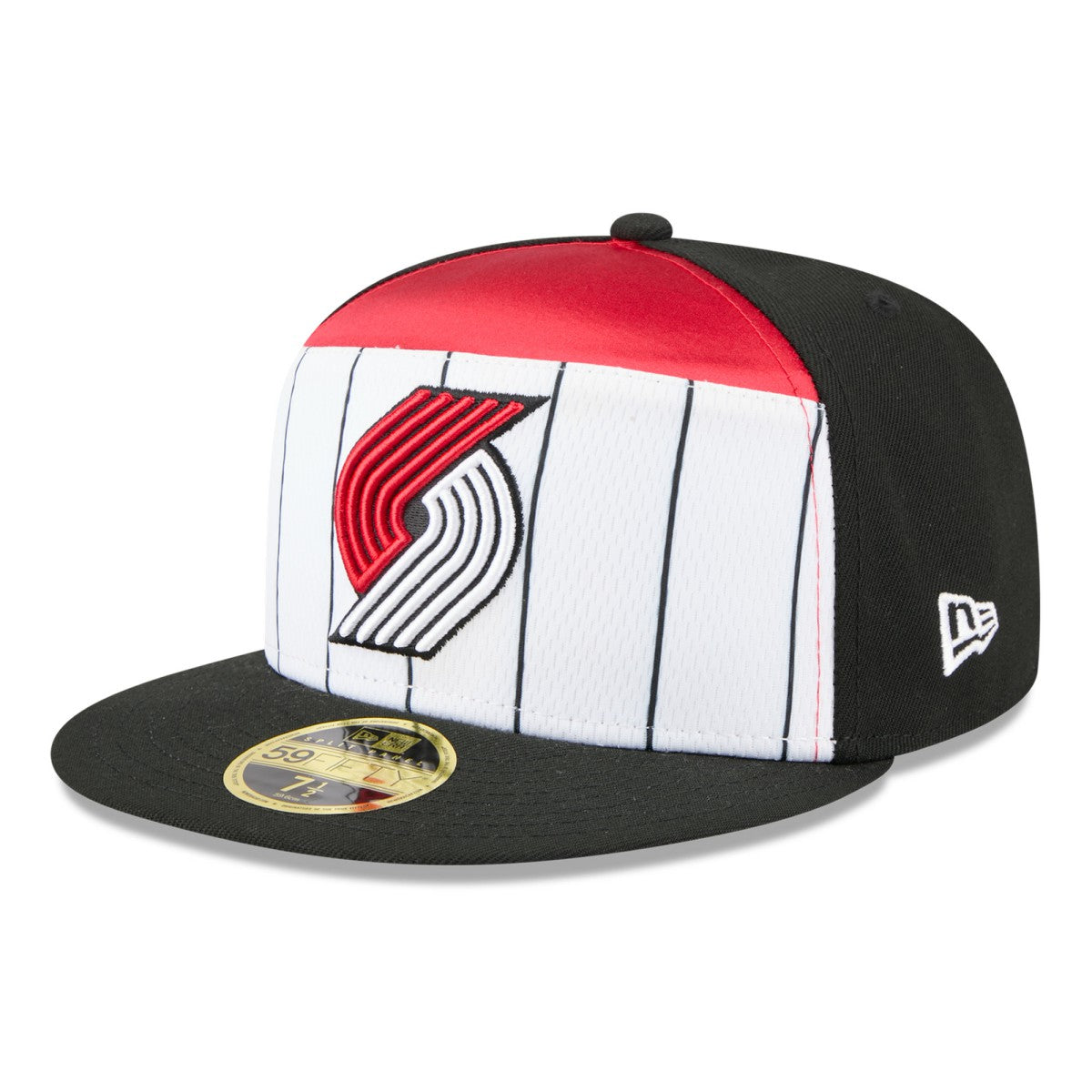 New Era - Portland Trail Blazers 2025 NBA Tip Off Split Panel 59FIFTY Fitted Hat - White/Black