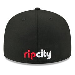 New Era - Portland Trail Blazers 2025 NBA Tip Off Split Panel 59FIFTY Fitted Hat - White/Black