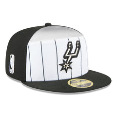 New Era - San Antonio Spurs 2025 NBA Tip Off Split Panel 59FIFTY Fitted Hat - White/Black