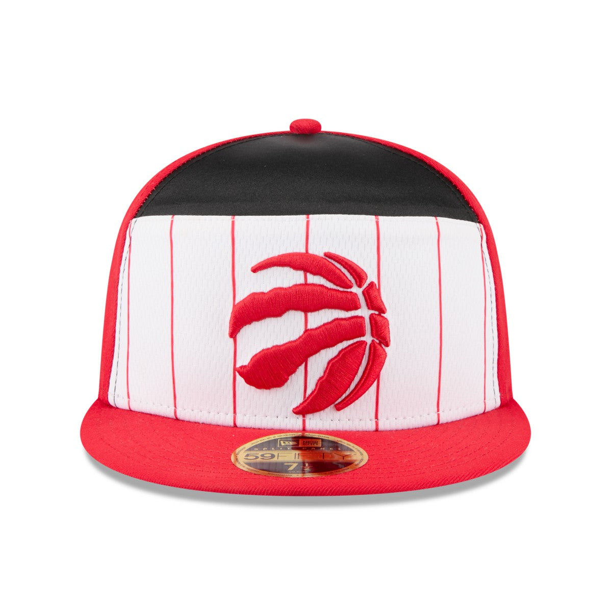 New Era - Toronto Raptors 2025 NBA Tip Off Split Panel 59FIFTY Fitted Hat - White/Red