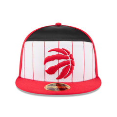 New Era - Toronto Raptors 2025 NBA Tip Off Split Panel 59FIFTY Fitted Hat - White/Red