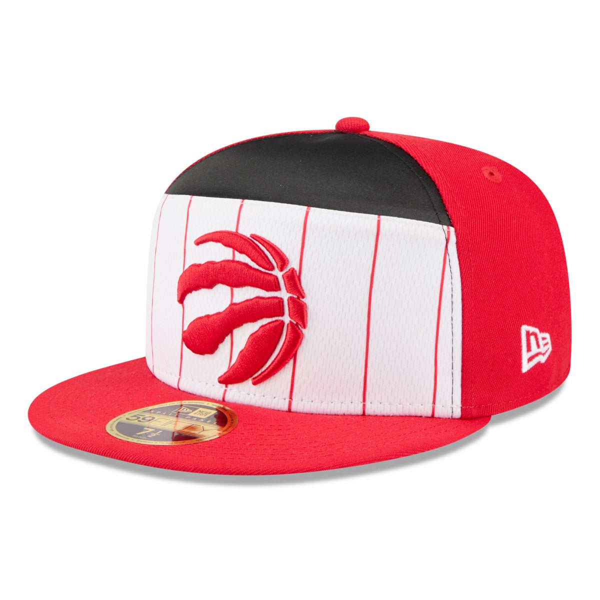 New Era - Toronto Raptors 2025 NBA Tip Off Split Panel 59FIFTY Fitted Hat - White/Red