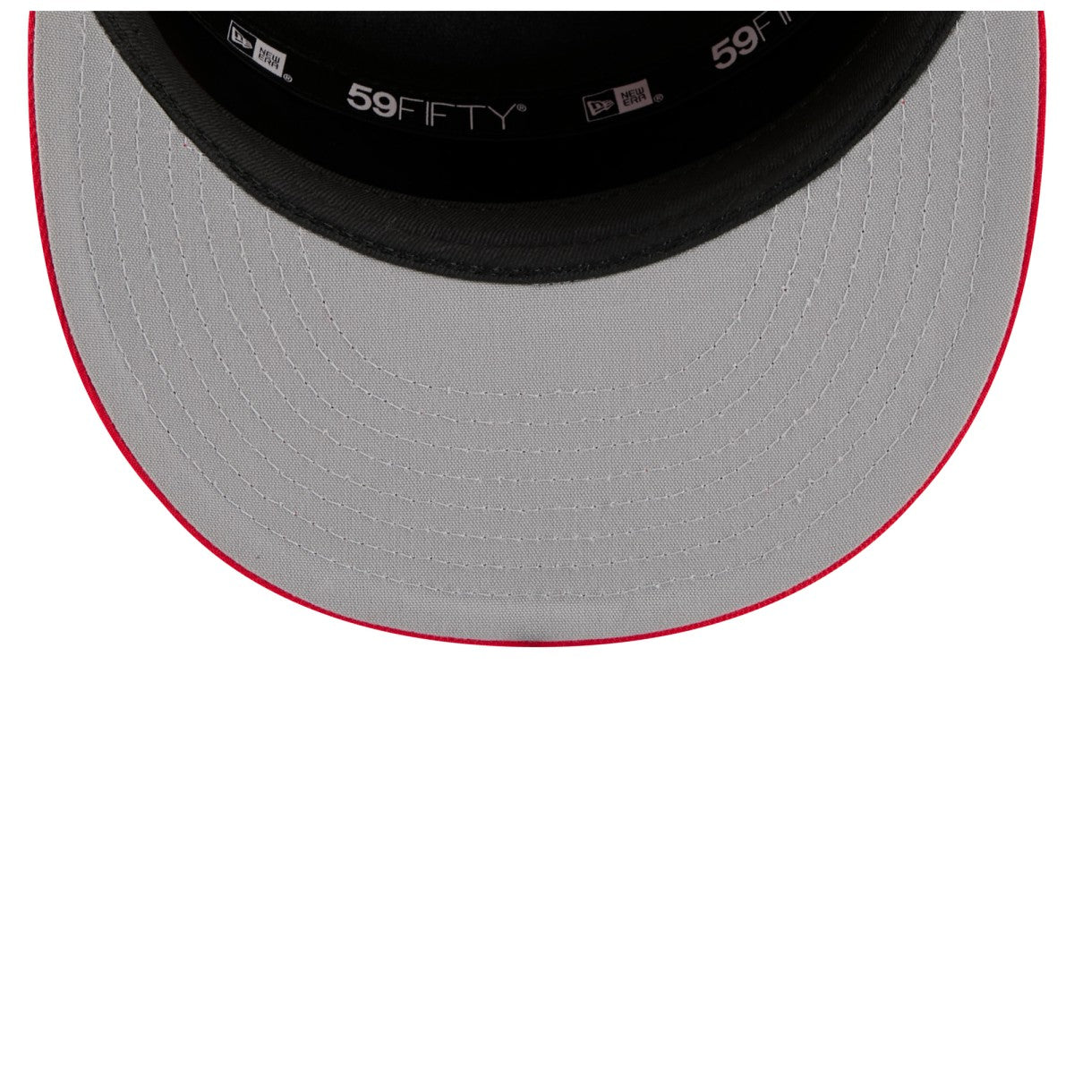 New Era - Toronto Raptors 2025 NBA Tip Off Split Panel 59FIFTY Fitted Hat - White/Red