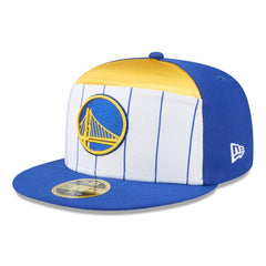 New Era - Golden State Warriors 2025 NBA Tip Off Split Panel 59FIFTY Fitted Hat - White/Royal