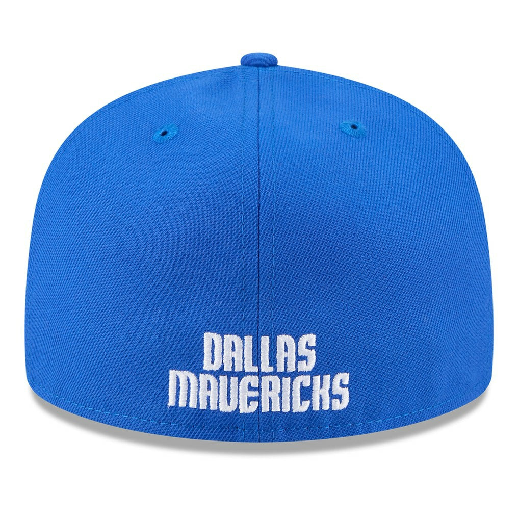 New Era - Dallas Mavericks 2025 NBA Tip Off Split Panel 59FIFTY Fitted Hat - White/Blue