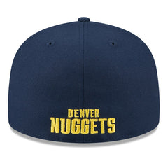 New Era - Denver Nuggets 2025 NBA Tip Off Split Panel 59FIFTY Fitted Hat - White/Navy