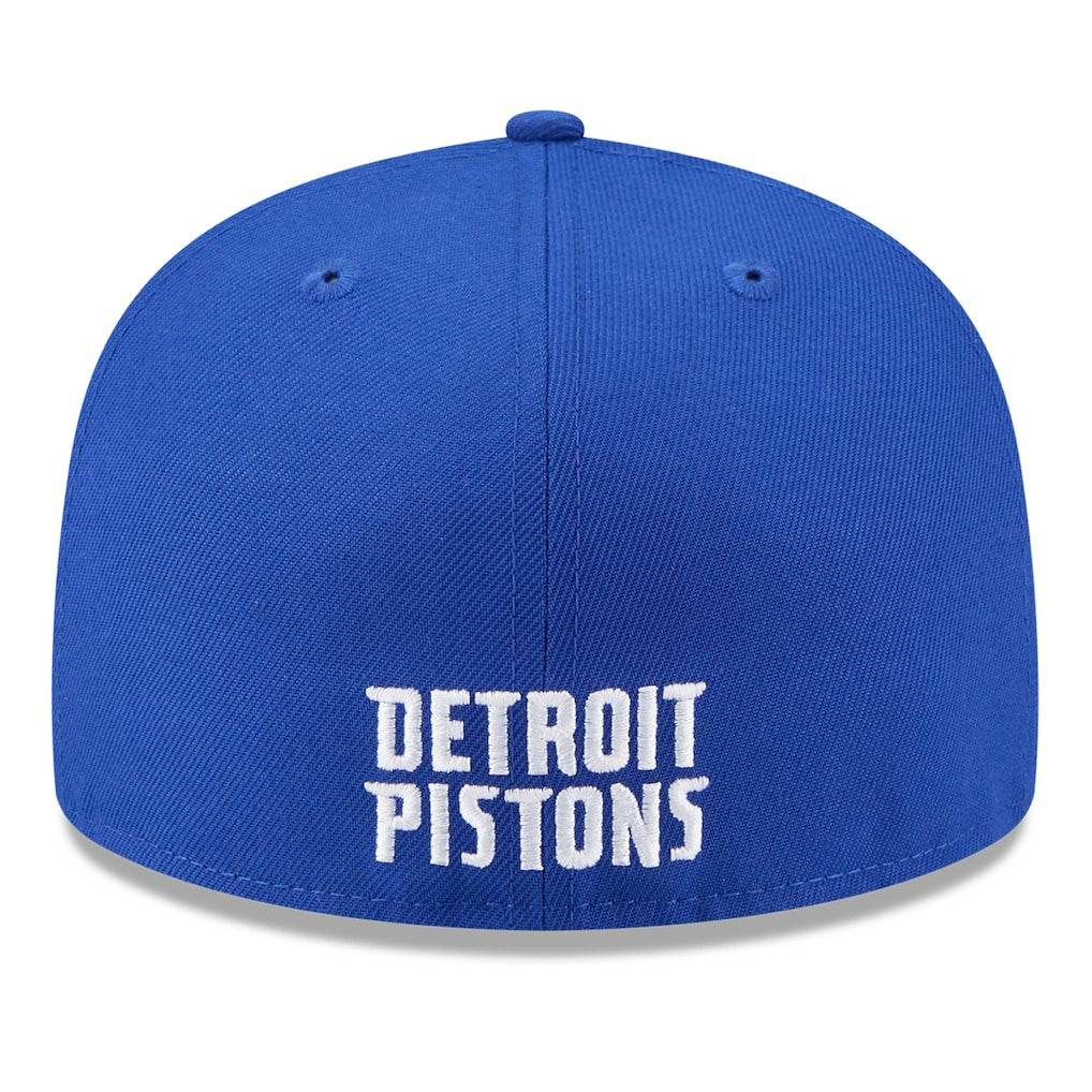 New Era - Detroit Pistons 2025 NBA Tip Off Split Panel 59FIFTY Fitted Hat - White/Blue