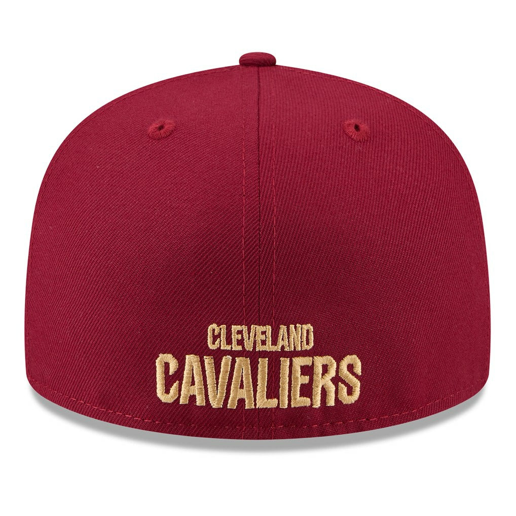 New Era - Cleveland Cavaliers 2025 NBA Tip Off Split Panel 59FIFTY Fitted Hat - White/Wine