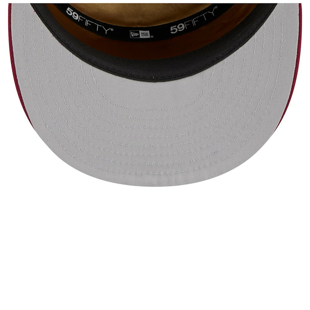 New Era - Cleveland Cavaliers 2025 NBA Tip Off Split Panel 59FIFTY Fitted Hat - White/Wine