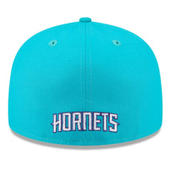 New Era - Charlotte Hornets 2025 NBA Tip Off Split Panel 59FIFTY Fitted Hat - White/Teal