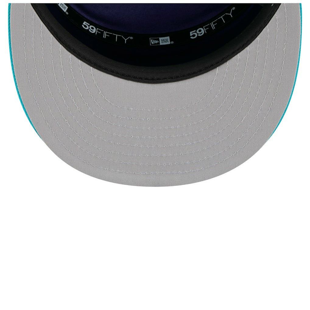 New Era - Charlotte Hornets 2025 NBA Tip Off Split Panel 59FIFTY Fitted Hat - White/Teal