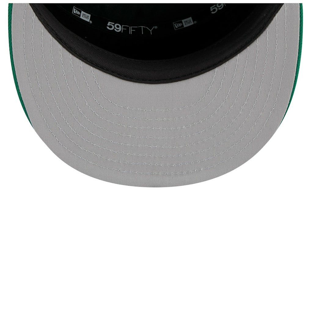 New Era - Boston Celtics 2025 NBA Tip Off Split Panel 59FIFTY Fitted Hat - White/Kelly Green