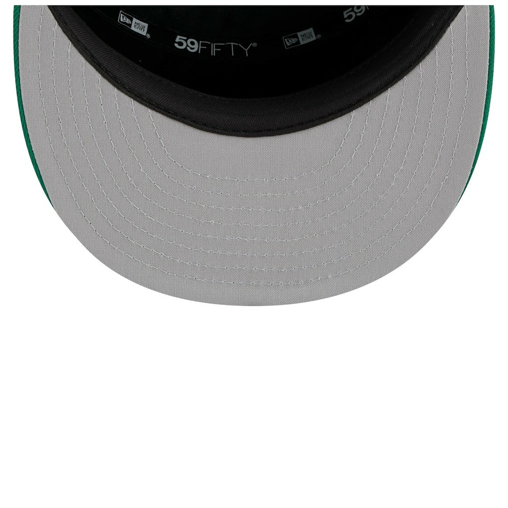 New Era - Boston Celtics 2025 NBA Tip Off Split Panel 59FIFTY Fitted Hat - White/Kelly Green