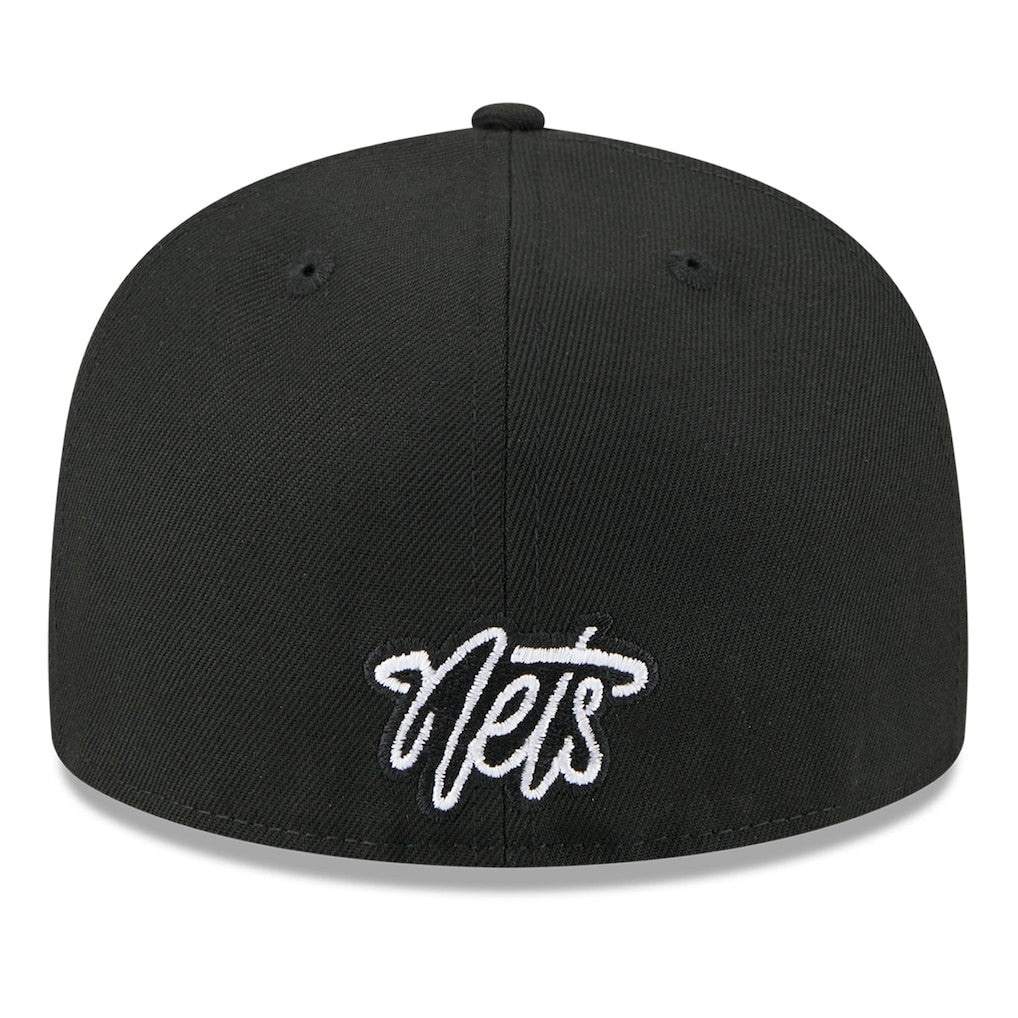 New Era - Brooklyn Nets 2025 NBA Tip Off Split Panel 59FIFTY Fitted Hat - White/Black