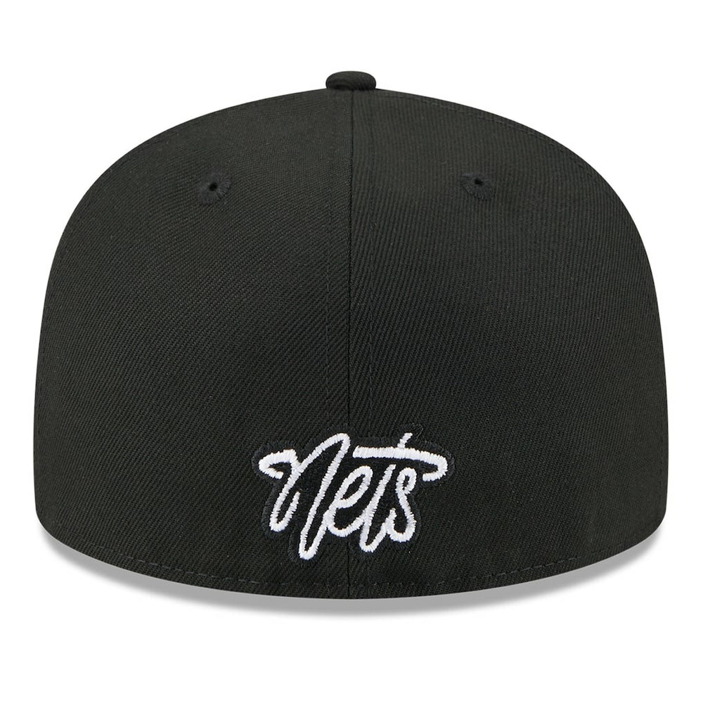 New Era - Brooklyn Nets 2025 NBA Tip Off Split Panel 59FIFTY Fitted Hat - White/Black
