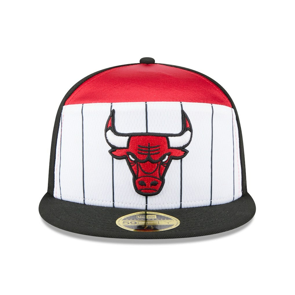 New Era - Chicago Bulls 2025 NBA Tip Off Split Panel 59FIFTY Fitted Hat - White/Black