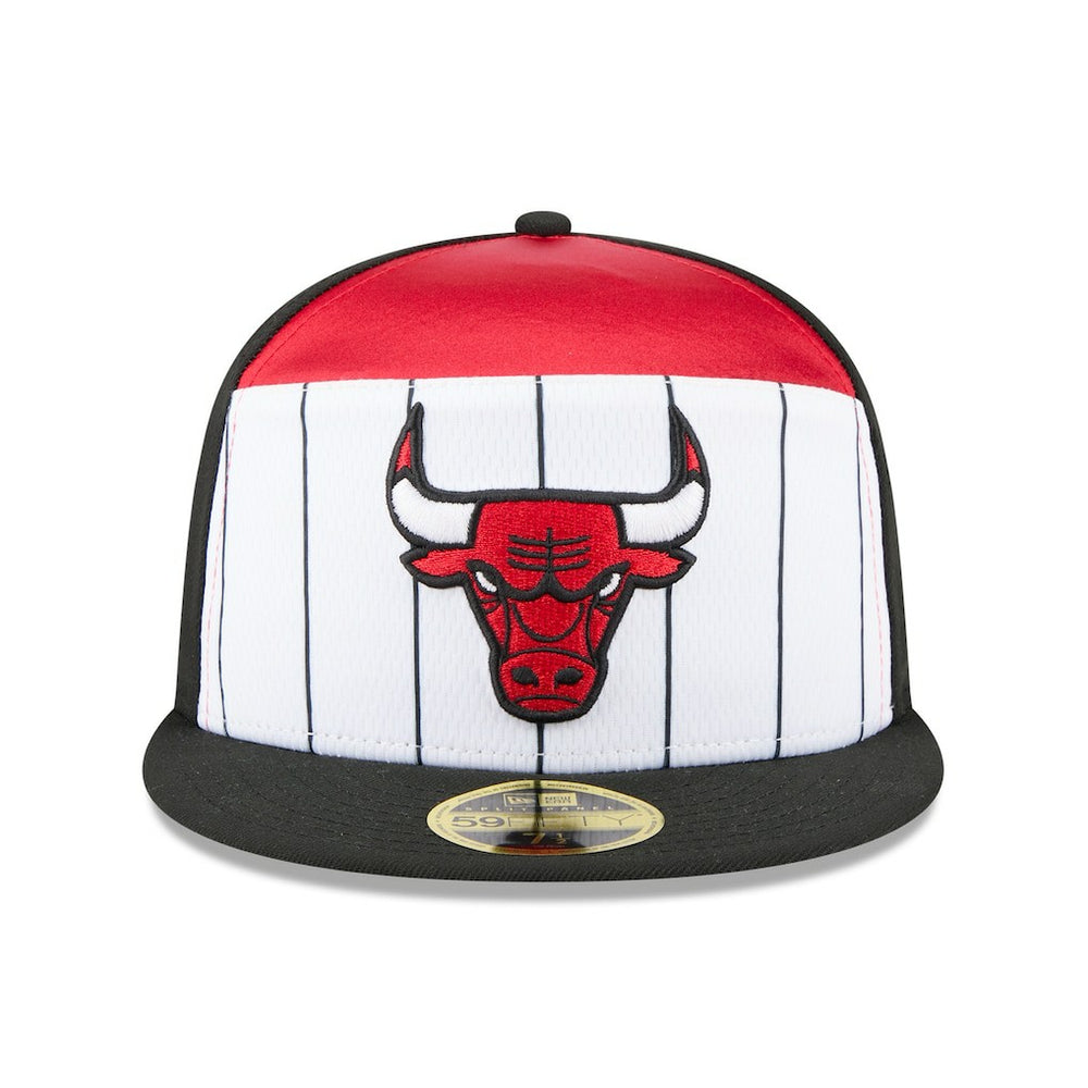 New Era - Chicago Bulls 2025 NBA Tip Off Split Panel 59FIFTY Fitted Hat - White/Black