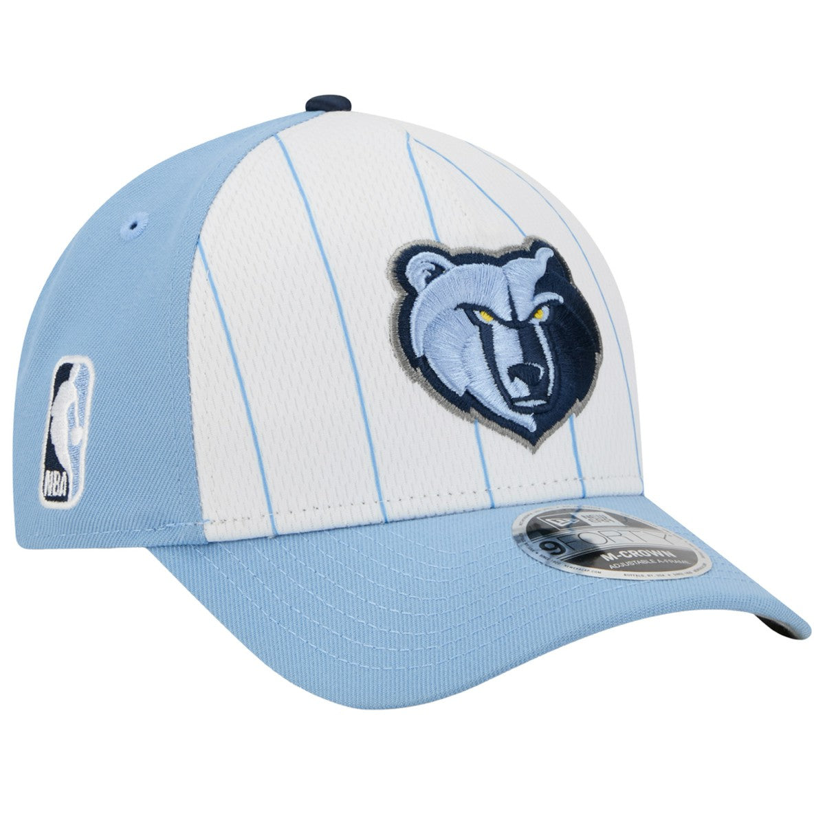 New Era - Memphis Grizzlies 2025 NBA Tip Off M-Crown A-Frame 9FORTY Adjustable Hat - White/Light Blue