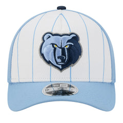 New Era - Memphis Grizzlies 2025 NBA Tip Off M-Crown A-Frame 9FORTY Adjustable Hat - White/Light Blue