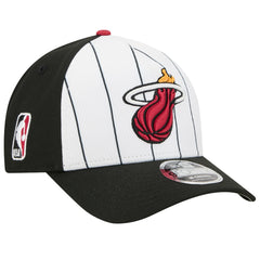 New Era - Miami Heat 2025 NBA Tip Off M-Crown A-Frame 9FORTY Adjustable Hat - White/Black