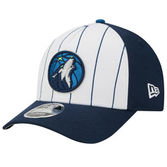 New Era - Minnesota Timberwolves 2025 NBA Tip Off M-Crown A-Frame 9FORTY Adjustable Hat - White/Navy