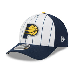 New Era - Indiana Pacers 2025 NBA Tip Off M-Crown A-Frame 9FORTY Adjustable Hat - White/Navy