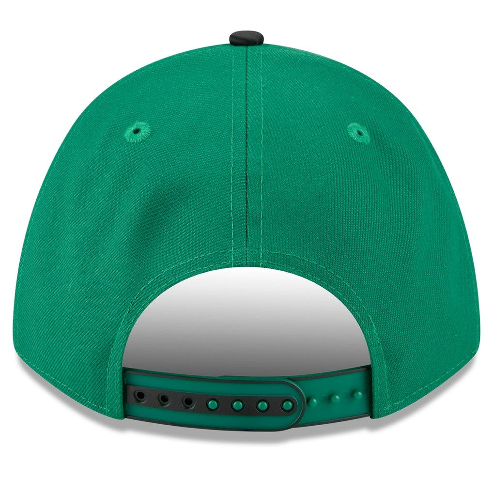 New Era - Boston Celtics 2025 NBA Tip Off M-Crown A-Frame 9FORTY Adjustable Hat - White/Kelly Green