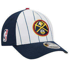 New Era - Denver Nuggets 2025 NBA Tip Off M-Crown A-Frame 9FORTY Adjustable Hat - White/Navy