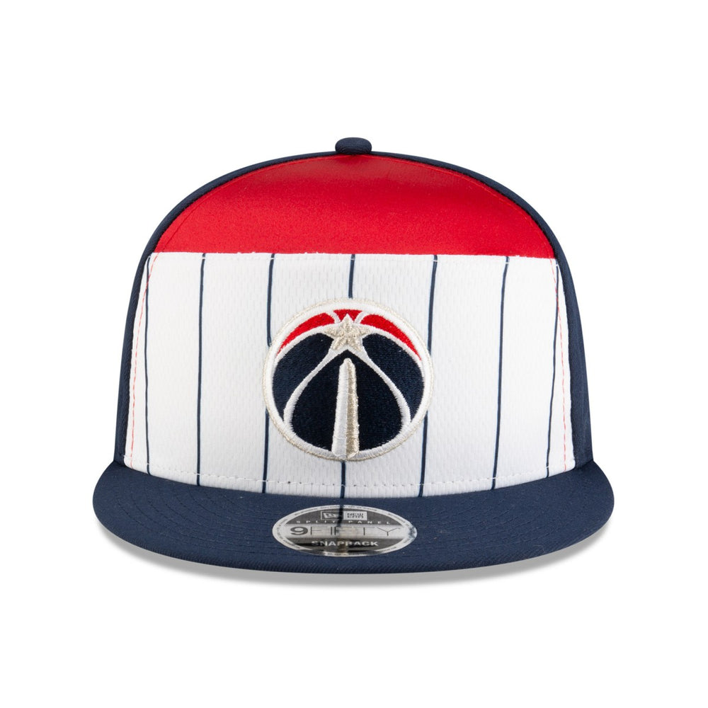 New Era - Washington Wizards 2025 NBA Tip Off Split Panel 9FIFTY Snapback Hat - White/Navy