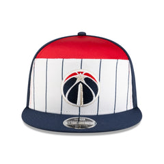 New Era - Washington Wizards 2025 NBA Tip Off Split Panel 9FIFTY Snapback Hat - White/Navy