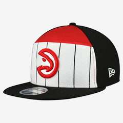 New Era - Atlanta Hawks 2025 NBA Tip Off Split Panel 9FIFTY Snapback Hat - White/Red