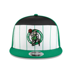 New Era - Boston Celtics 2025 NBA Tip Off Split Panel 9FIFTY Snapback Hat - White/Kelly Green