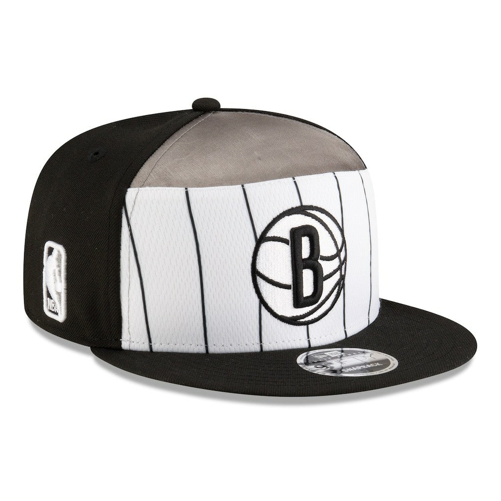 New Era - Brooklyn Nets 2025 NBA Tip Off Split Panel 9FIFTY Snapback Hat - White/Black